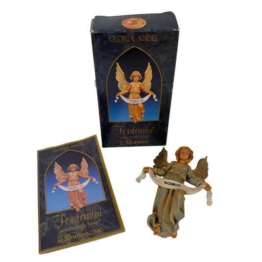 Fontanini Gloria Angel Nativity Figurine with Box and Booklet