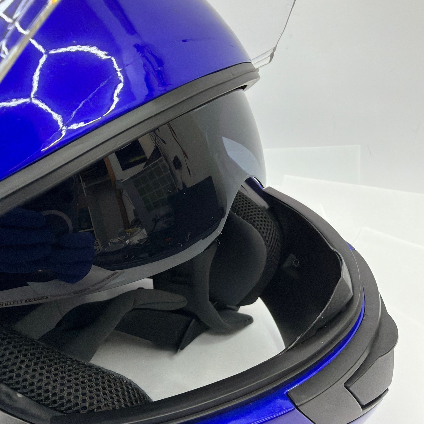 ILM ILM-115 Motorcycle Helmet Blue XXL DOT Full Face