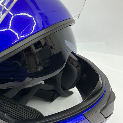 ILM ILM-115 Motorcycle Helmet Blue XXL DOT Full Face