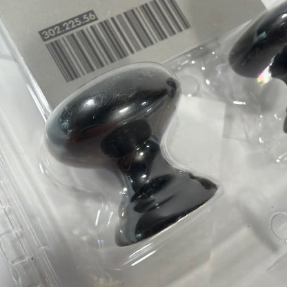 IKEA Fåglavik Black Knobs 302.225.56 Carina Bengs 2 Pack