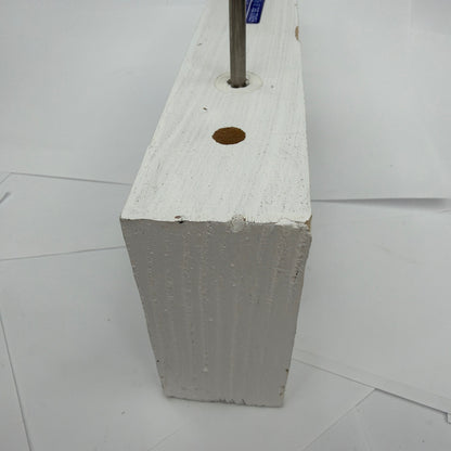 USGA Wood Golf Tee Marker Sign With Metal Stakes 10 Inch