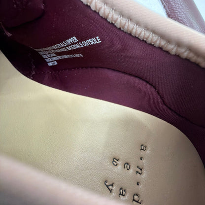 A New Day Women’s Burgundy Slip-On Sneakers Size 7.5