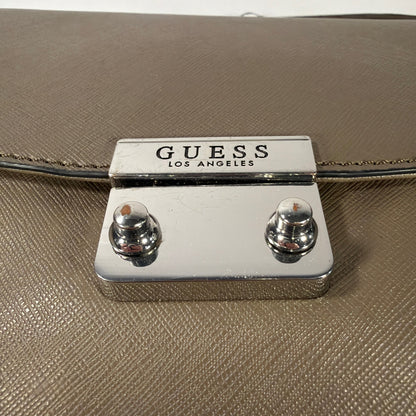 GUESS Los Angeles Small Flap Shoulder Bag Taupe Brown 9x4x8