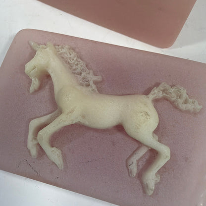 Lot of 2 Mini Trinket Boxes Blue Rose & Pink Unicorn Seattle Waterfront Landmark