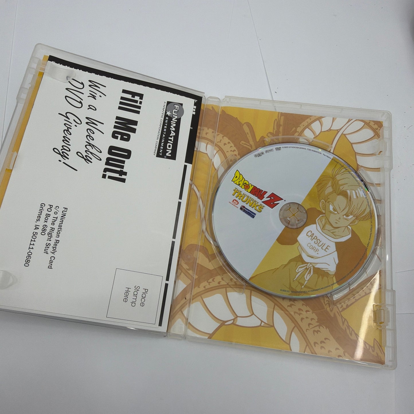 Dragon Ball Z The History of Trunks DVD 2009 Digitally Remastered Funimation