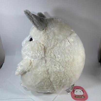 Amuse Maru-Moff Chinchilline Mochimaru White Chinchilla Plush 13.5 in