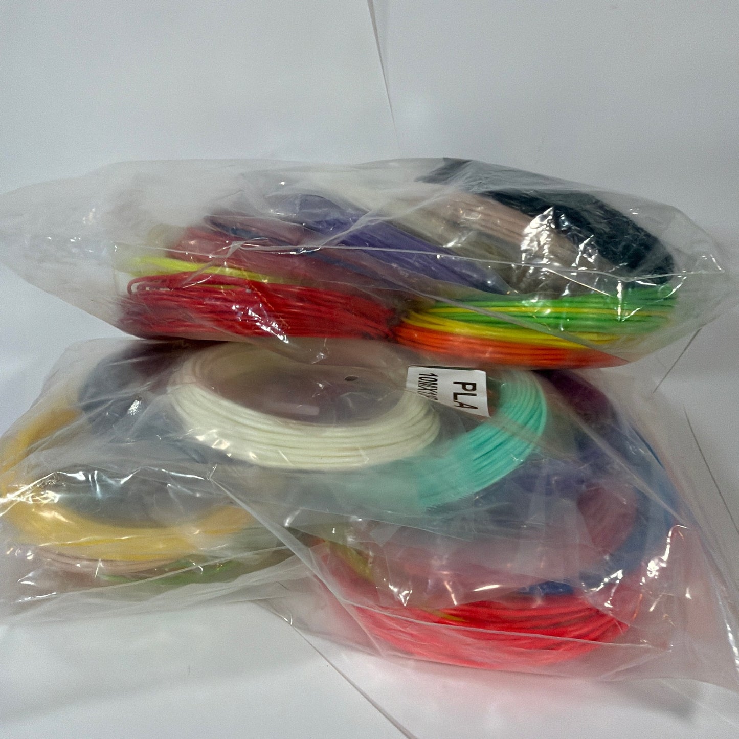 PLA 3D Pen Filament Refill Lot 10m x 12pcs 2 Bags Assorted Colors