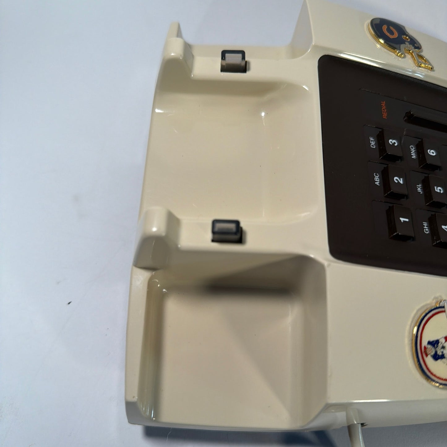 GTE Super Bowl XX Limited Edition Corded Touch-Tone Phone Bears vs Patriots