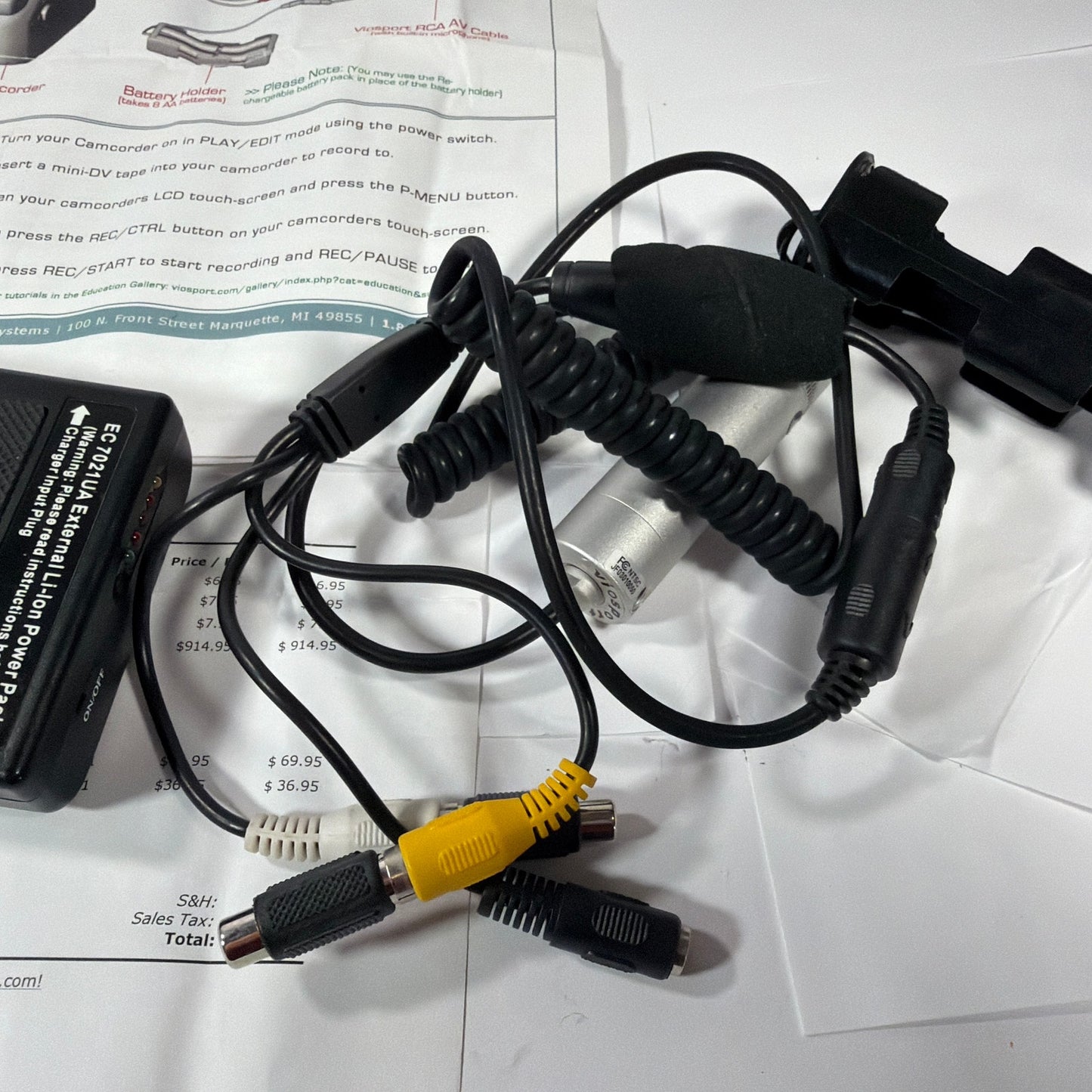 Viosport Adventure Cam II Helmet POV Camera Kit with EC7021UA Power Pack