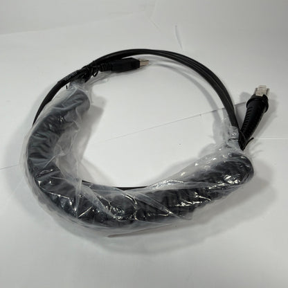 Honeywell VSO-1617 Coiled USB-A to Modular RJ Barcode Scanner Cable