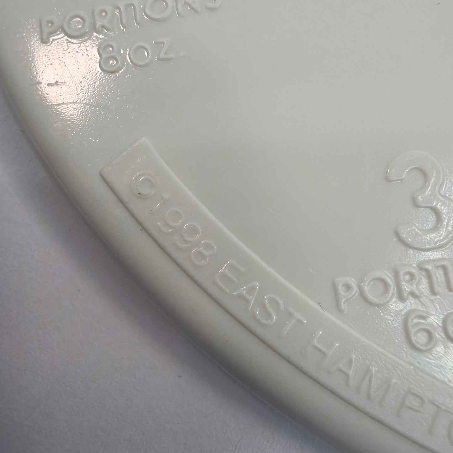Vintage Perfect Pasta Portions The Spaghetti Measure 1-4 Portion White